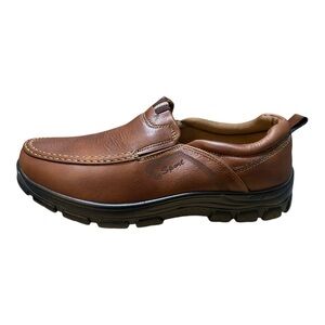 NEW Men's Tan Leather Slip-On Loafers